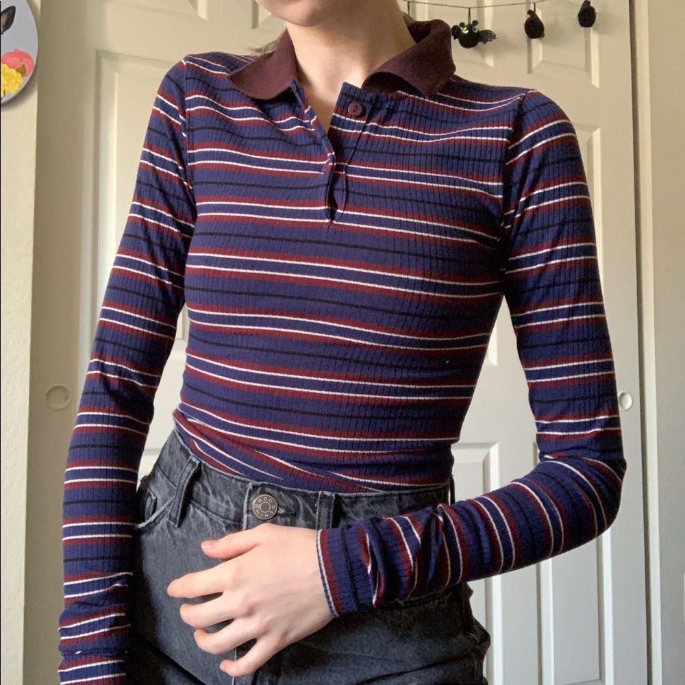 UO / longsleeve polo